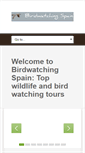 Mobile Screenshot of birdwatchingspain.net